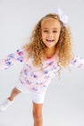 Puff Sleeve Cassidy Comfy Crewneck - In the Dog House with Romany Rose
