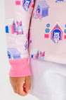 Puff Sleeve Cassidy Comfy Crewneck - In the Dog House with Romany Rose