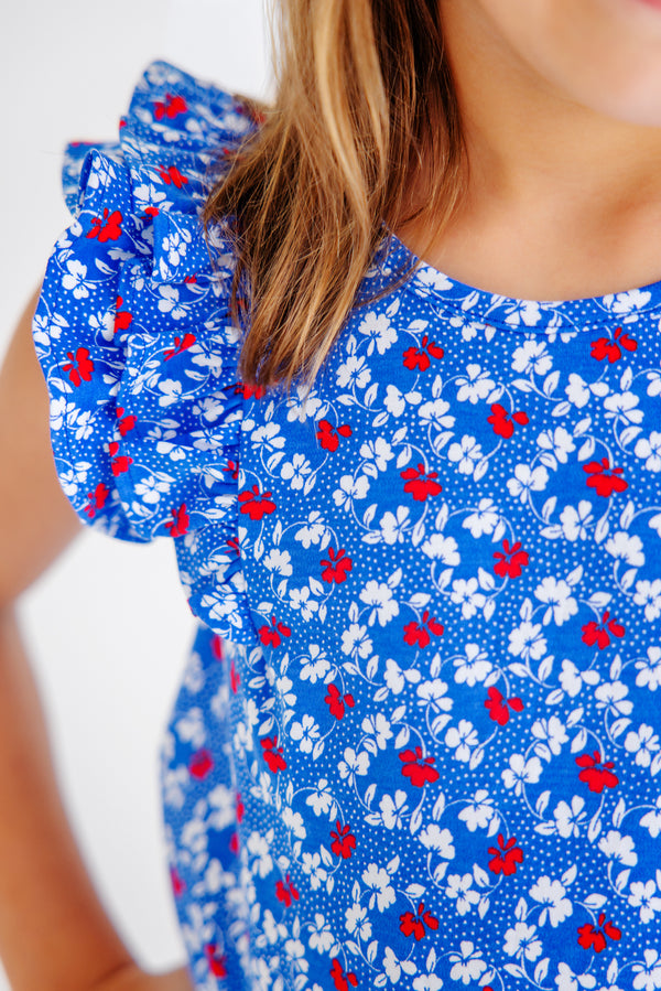 Ruehling Ruffle Dress - Potomac Petals