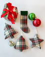 Trim the Tree Ornaments - Charlie Place Plaid with Grier Green