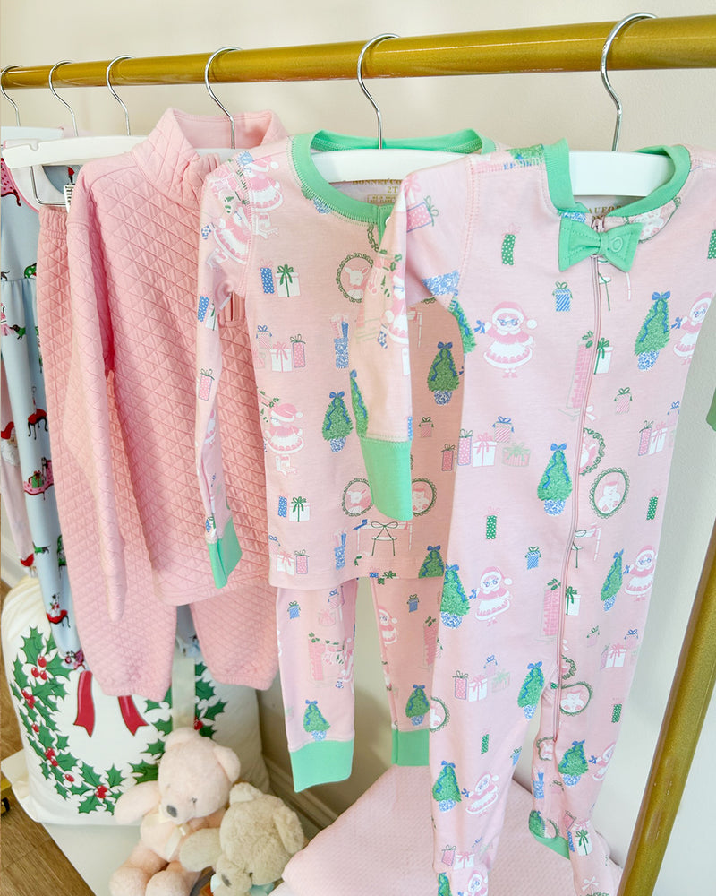 Noelle's Night Night - Mrs. Claus Collage with Grace Bay Green