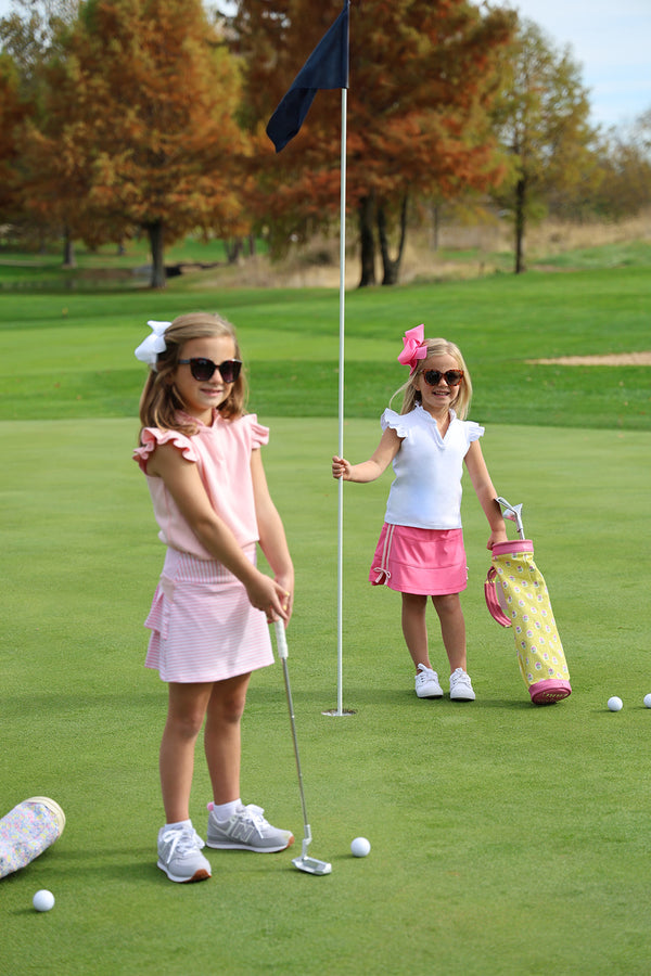 Prepletic™ Prep School Skort - Romany Rose with Palm Beach Pink