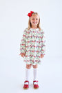 Long Sleeve Tabitha's Teacher's Pet Dress - Toying Around with Worth Avenue White & Richmond Red