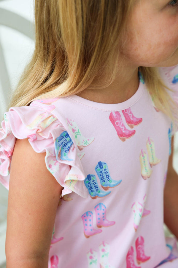 Ruehling Ruffle Dress - Cute to Boot