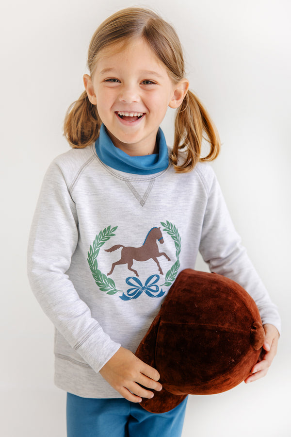 Tatum's Turtleneck & Onesie - Barnsley Blue