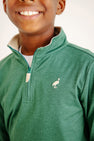 Prepletic™ Hayword Half-Zip - Grier Green with Keeneland Khaki and Nantucket Navy