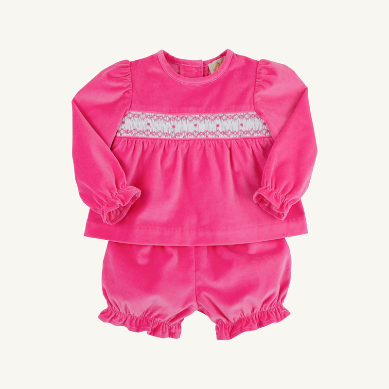 Bon Air Bloomer Set - Winter Park Pink Velveteen