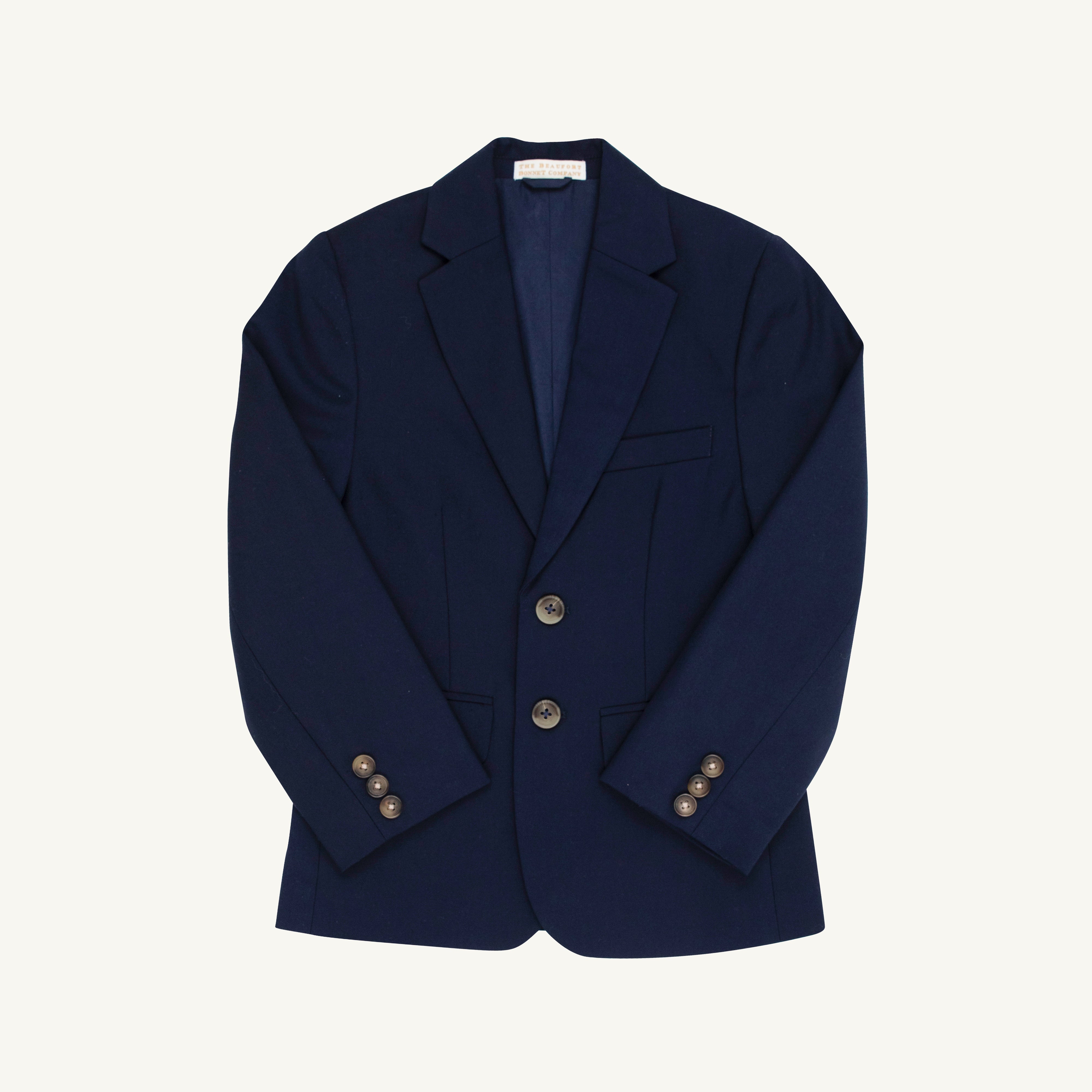 Grandccasion™ Booker Blazer - Nantucket Navy with Tortoise Shell Buttons