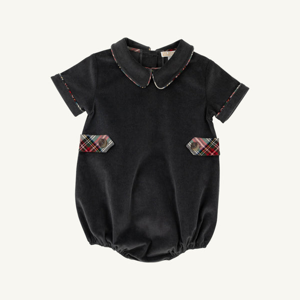 Brentley Bubble (Corduroy) - Grandison Rd. Gray with Charlie Place Plaid