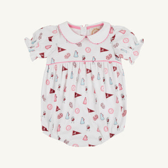 Embroidery result for: Alabama Britt Bubble - Sweet Home Honey with Worth Avenue White & Hamptons Hot Pink