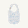 Burp Me Bib - Sir Proper's Sweet Arrival (Beale Street Blue) with Worth Avenue White