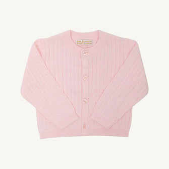 Embroidery result for: Cambridge Cable Knit Cardigan - Palm Beach Pink