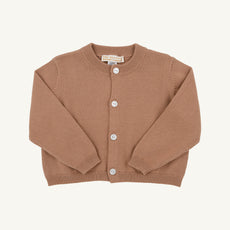 Cambridge Cardigan - Cape Elizabeth Camel with Pearlized Buttons