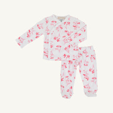 Cameron Cross-Front Set - Fontaine Floral & Worth Avenue White