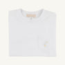 Carter Crewneck - Worth Avenue White with Multicolor Stork
