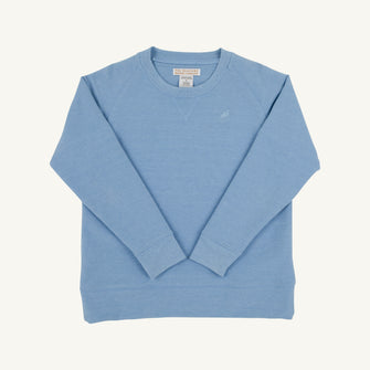 Embroidery result for: Cassidy Comfy Crewneck - Barrington Blue Heathered