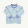 Cassidy Comfy Crewneck - Cute to Boot (Buckhead Blue) with Park City Periwinkle