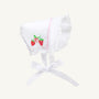 Catesby Bonnet - Worth Avenue White & Pier Party Pink with Strawberry