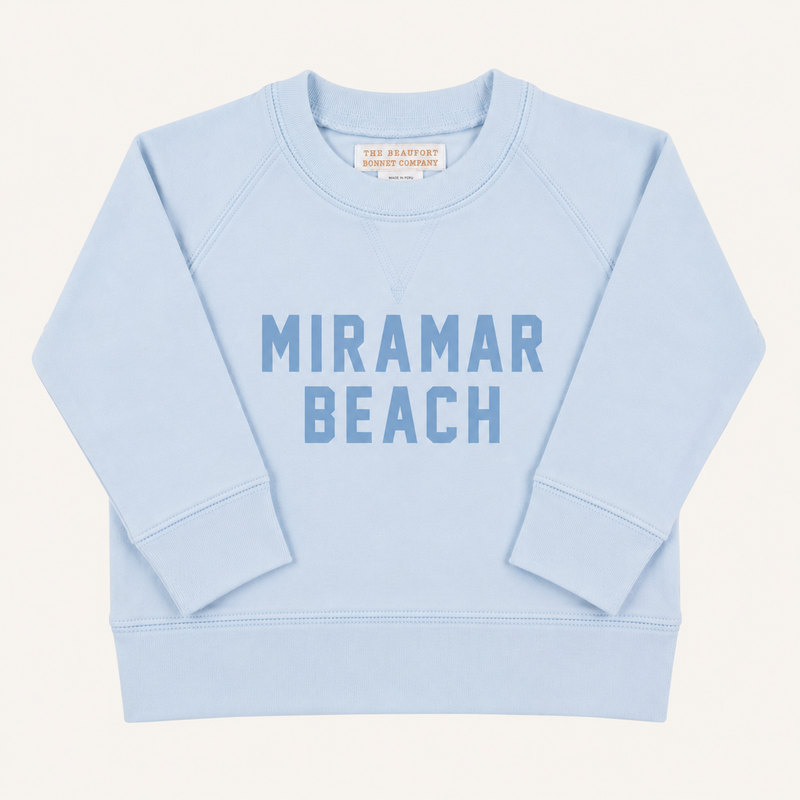 Sir Proper City Hopper Sweatshirt - Buckhead Blue with Barrington Blue Miramar Beach