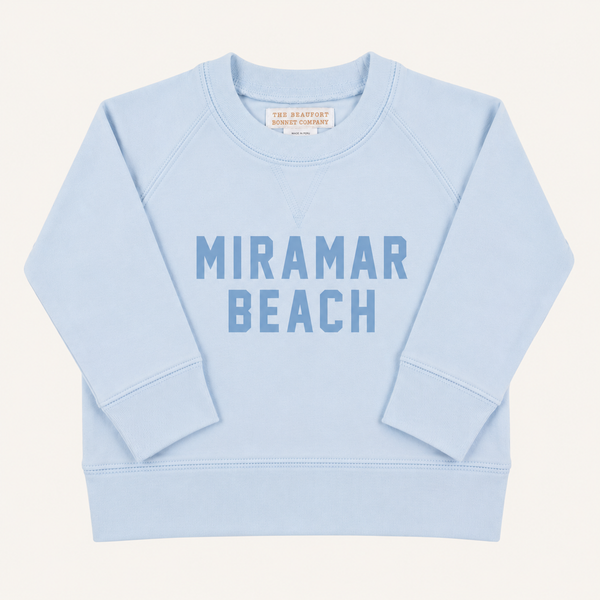 Sir Proper City Hopper Sweatshirt - Buckhead Blue with Barrington Blue Miramar Beach