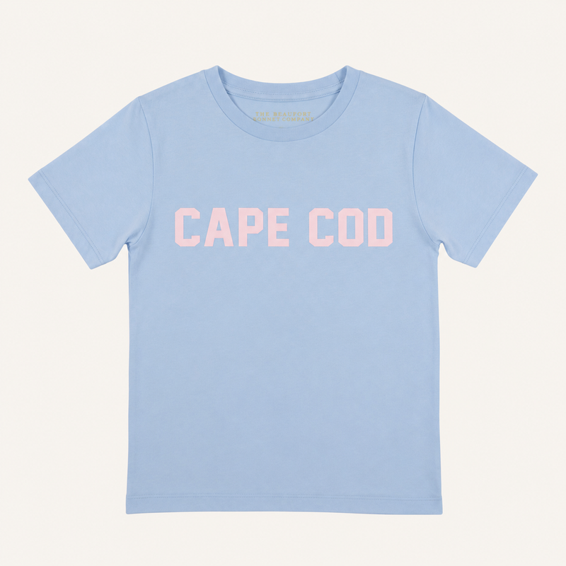 Sir Proper City Hopper T-Shirt - Beale Street Blue with Palm Beach Pink Cape Cod