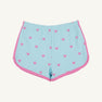 Cheryl Shorts - Heart Eyes (Belhaven Blue) with Winter Park Pink