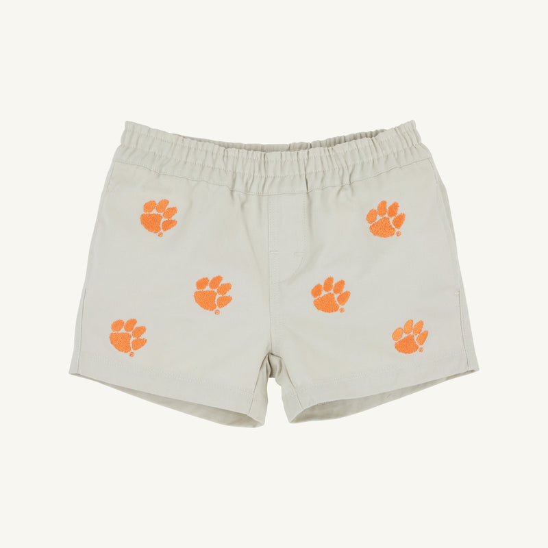 Clemson Critter Sheffield Shorts - Saratoga Stone