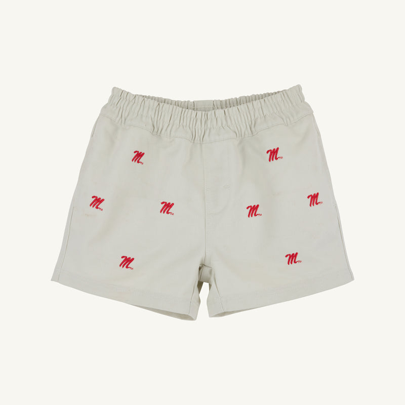 Ole Miss Critter Sheffield Shorts - Saratoga Stone