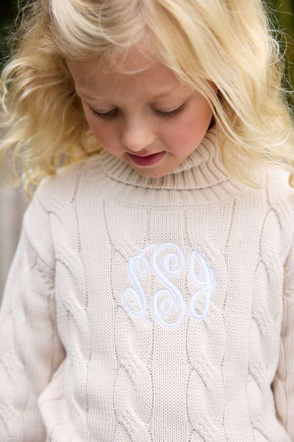 Townsend Turtleneck Sweater - Osprey Oatmeal