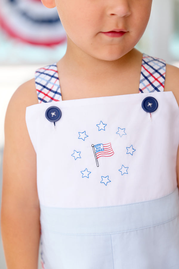 Shadwell Shortall - Buckhead Blue with Pierce Mill Plaid Seersucker