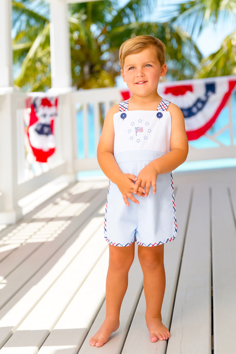 Shadwell Shortall - Buckhead Blue with Pierce Mill Plaid Seersucker