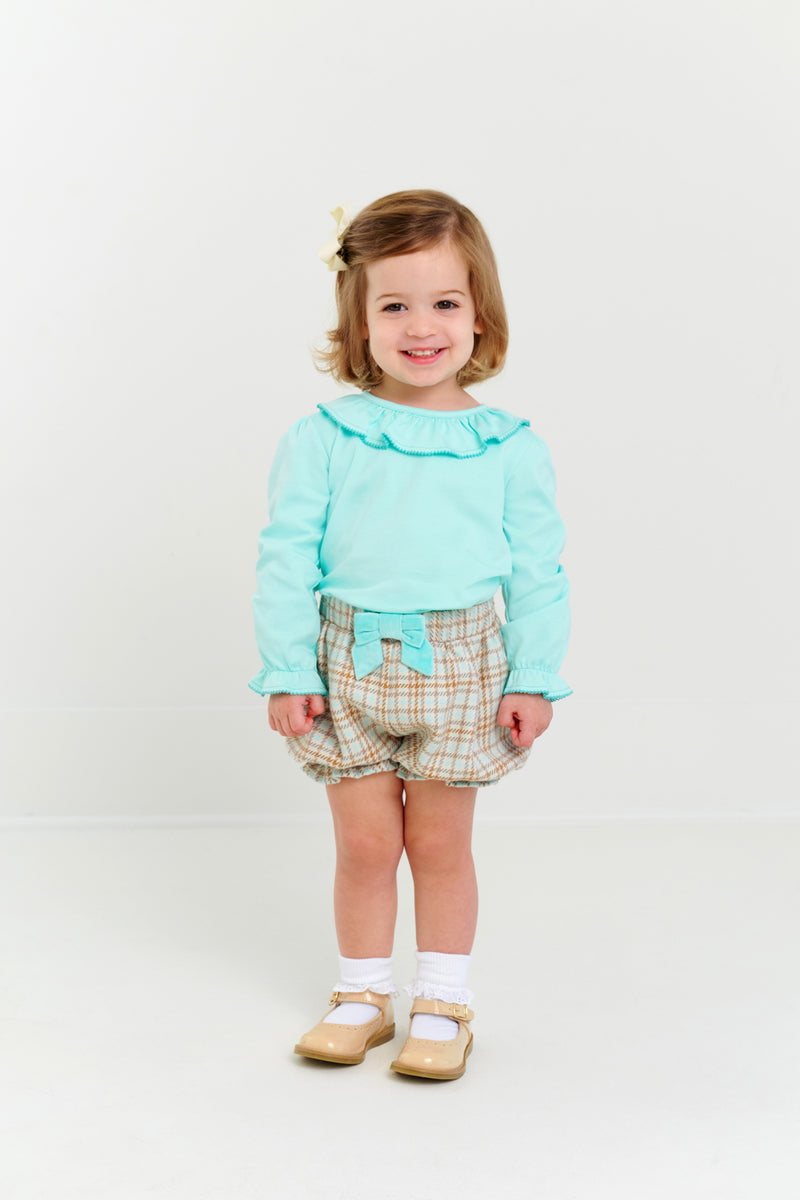 Natalie Knickers - Henry Clay Houndstooth (Edisto Egg Blue)