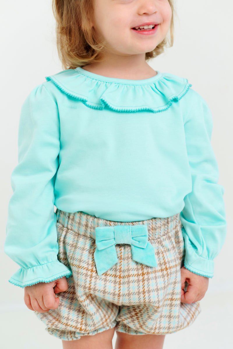Natalie Knickers - Henry Clay Houndstooth (Edisto Egg Blue)