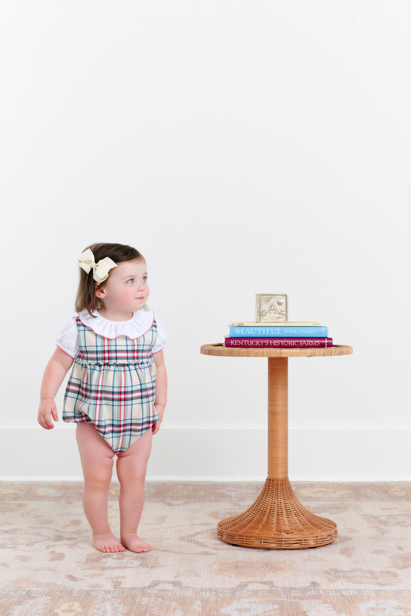 Brooksy Bubble Set - Ardmore Pier Plaid with Worth Avenue White & Richmond Red