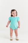 Bedford Bubble - Edisto Egg Blue Velveeteen with Worth Avenue White