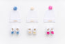 Bryer Booties & I'm Here Hat Set - Worth Avenue White with Palm Beach Pink