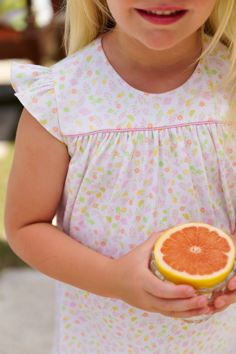 Dowell Day Dress - Citrus Style with Pier Party Pink