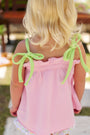 Lainey's Little Top - Pier Party Pink & Lexington Lime