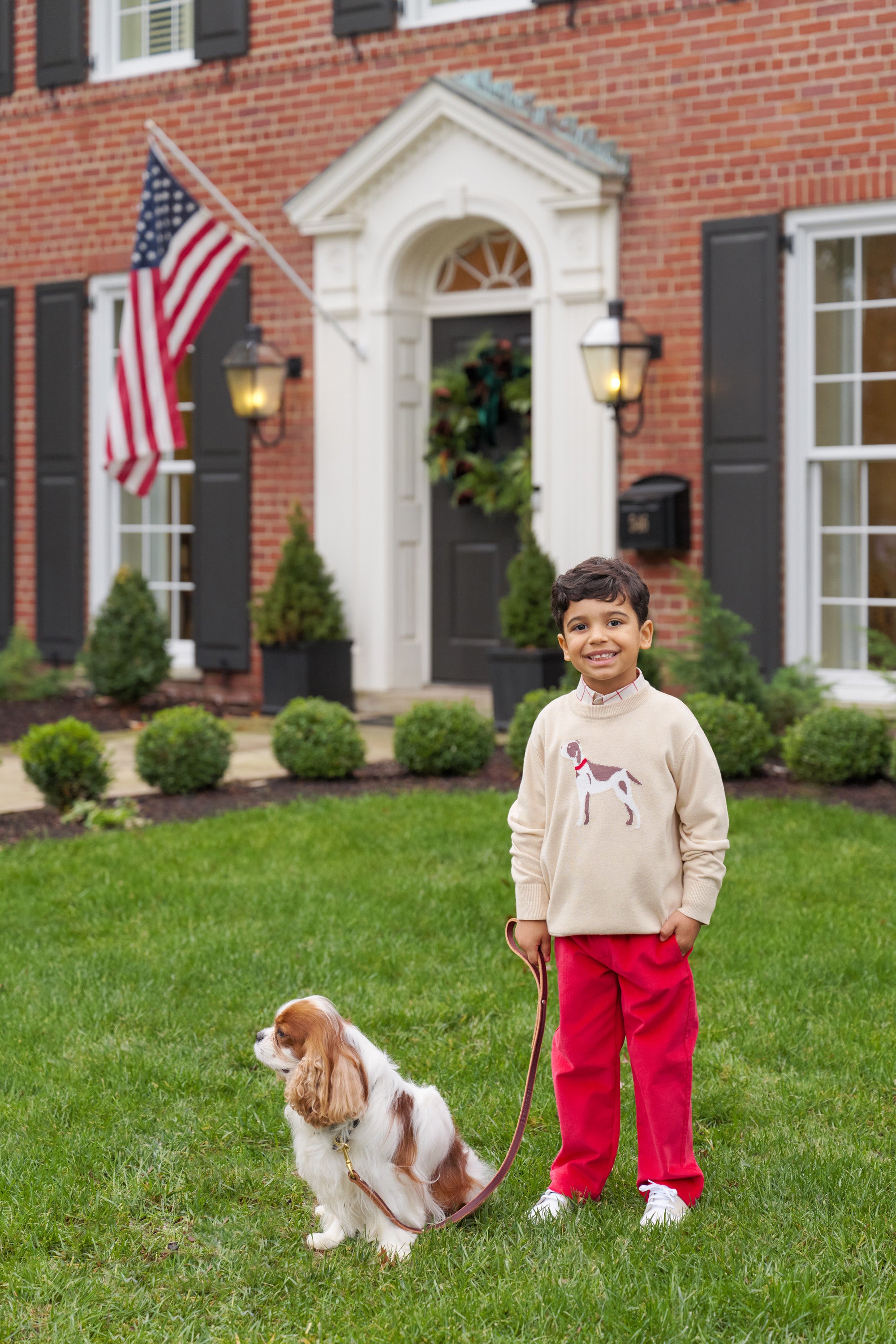 Dean's List Dress Shirt - Oak Park Plaid with Richmond Red Stork