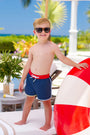 Tanner Trunks - Nantucket Navy, Richmond Red, Beale Street Blue and Lake Worth Yellow