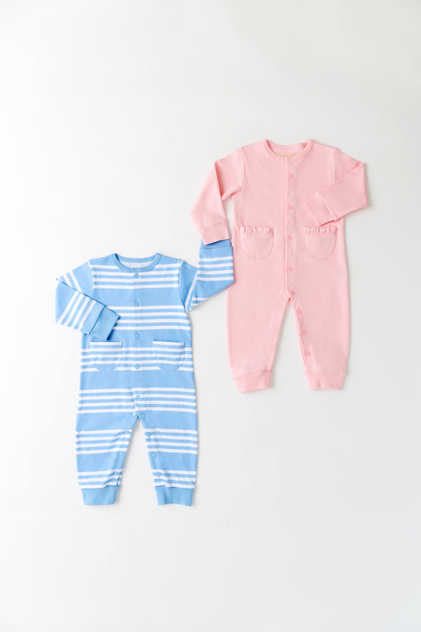 Paxton Playsuit - Sandpearl Pink