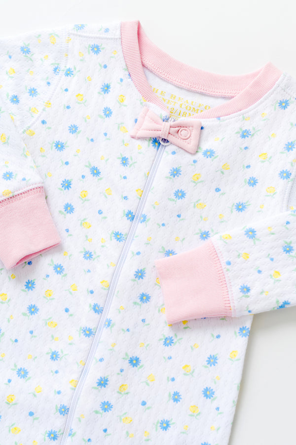 Noelle's Night Night (Pointelle) - Dunwoody Daisy with Palm Beach Pink