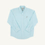 Dean's List Dress Shirt - Belhaven Blue Windowpane with Grantley Gray Stork