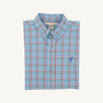 Dean's List Dress Shirt - Kensington Court Plaid with Barbados Blue Stork