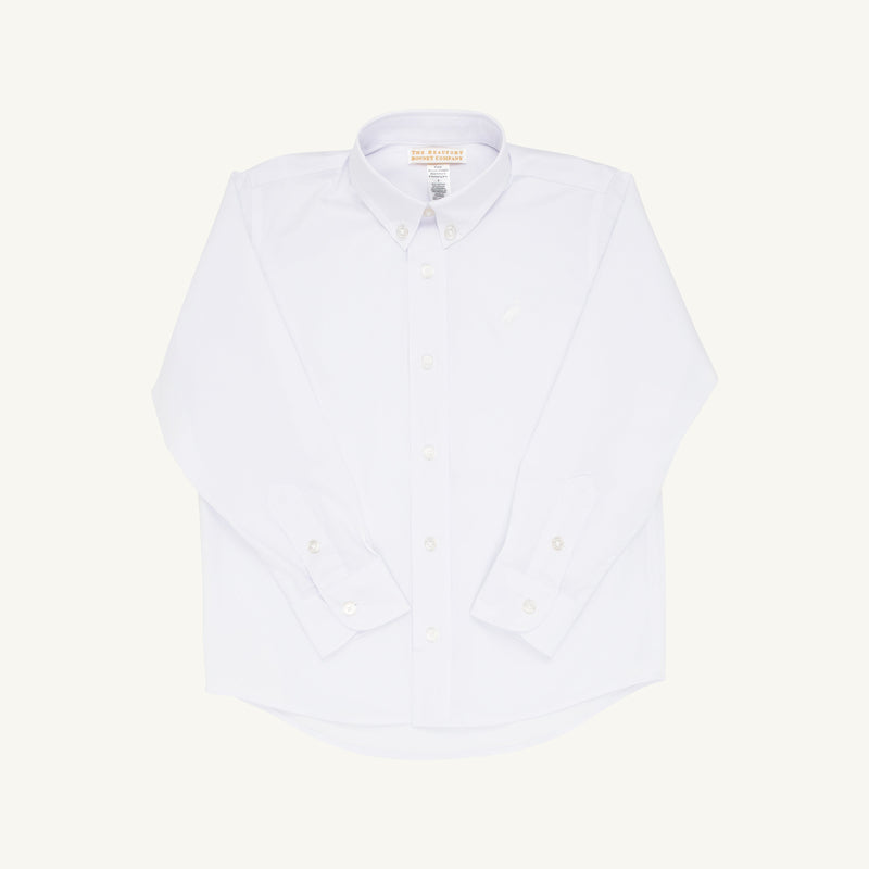 Dean's List Dress Shirt Oxford Worth Ave White 14