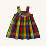 Demi Dress - Ashland Park Plaid with Pennant Applique