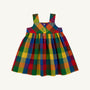 Demi Dress - Ashland Park Plaid with Pennant Applique