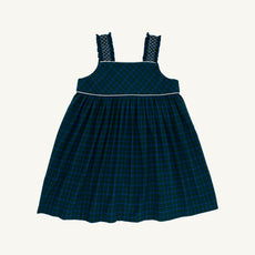 Demi Dress - Woodlake Point Plaid with Worth Avenue White
