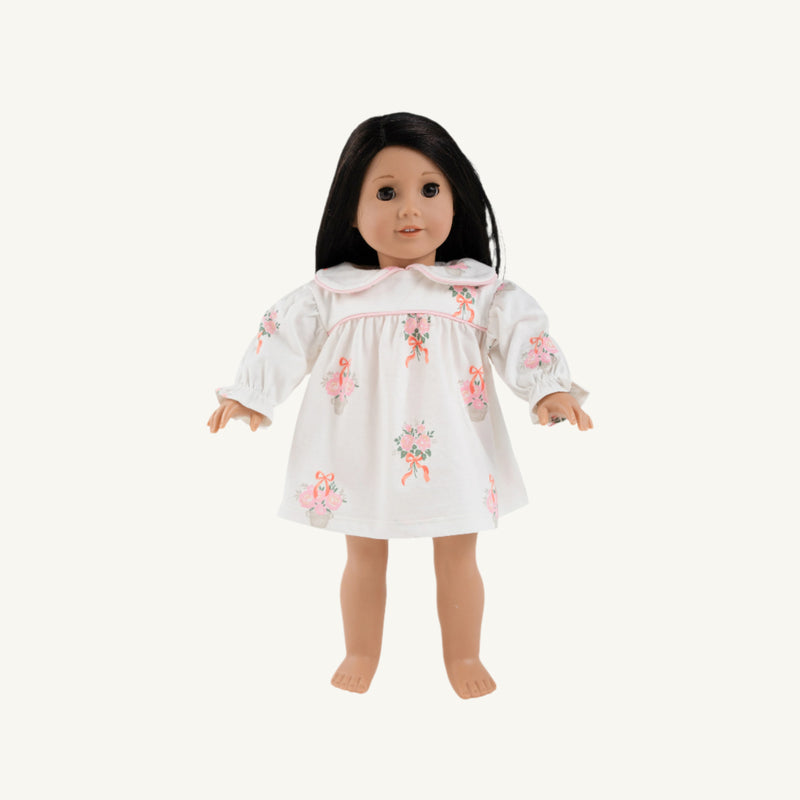 Dolly's Maerin Fitz Frock - Nonesuch Stems with Worth Avenue White