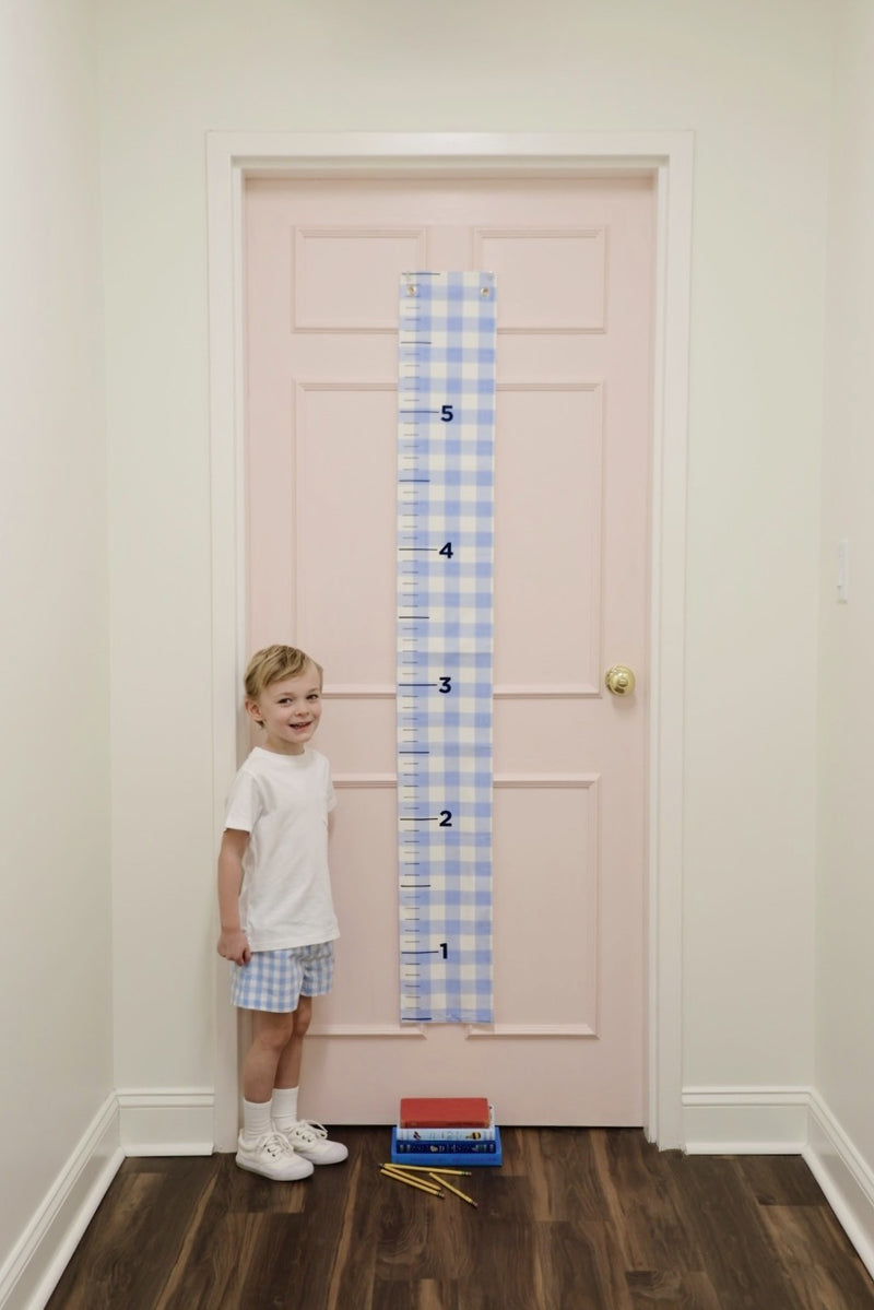 Grow Baby Grow Chart - Beale Street Blue Gingham